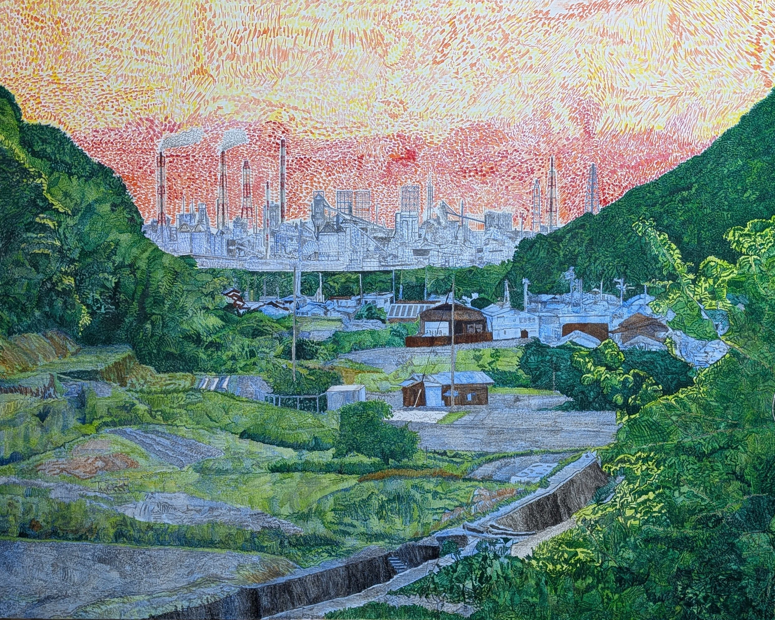 油絵、再値下げしました！ Step80】「交錯」油彩画｜瑞島 魁祐（みずしま かいゆう）