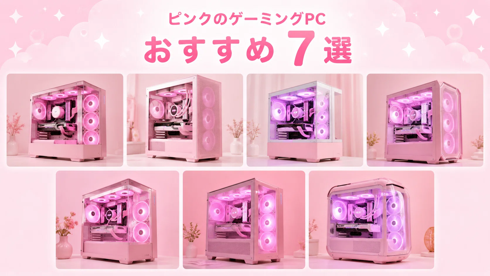 2026年最新】ピンクのゲーミングPCおすすめ7選！安くてかわいい高性能