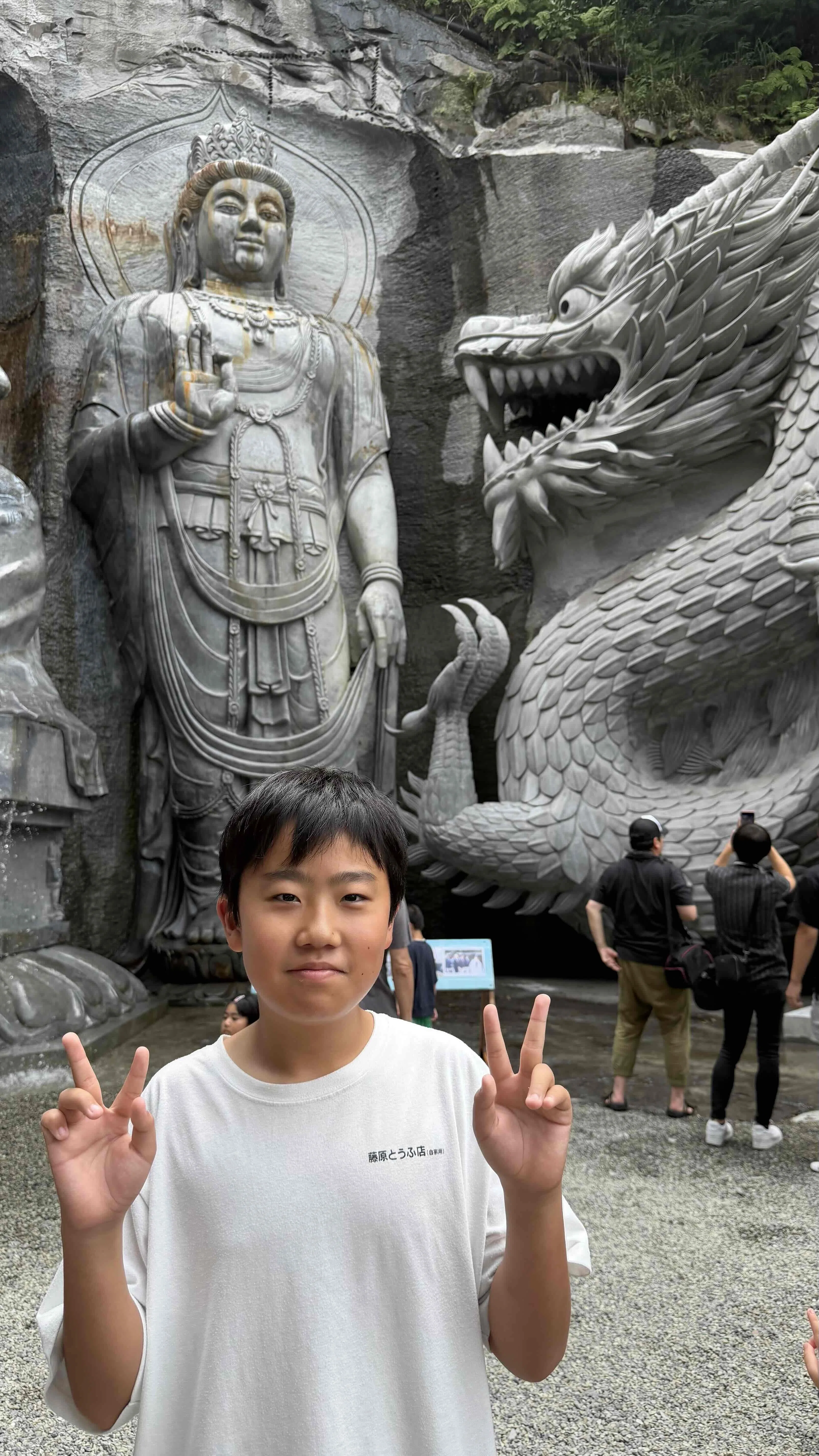 大島石仏山の限定公開に行ってきました！（ぜん記者）｜くまモン記者団