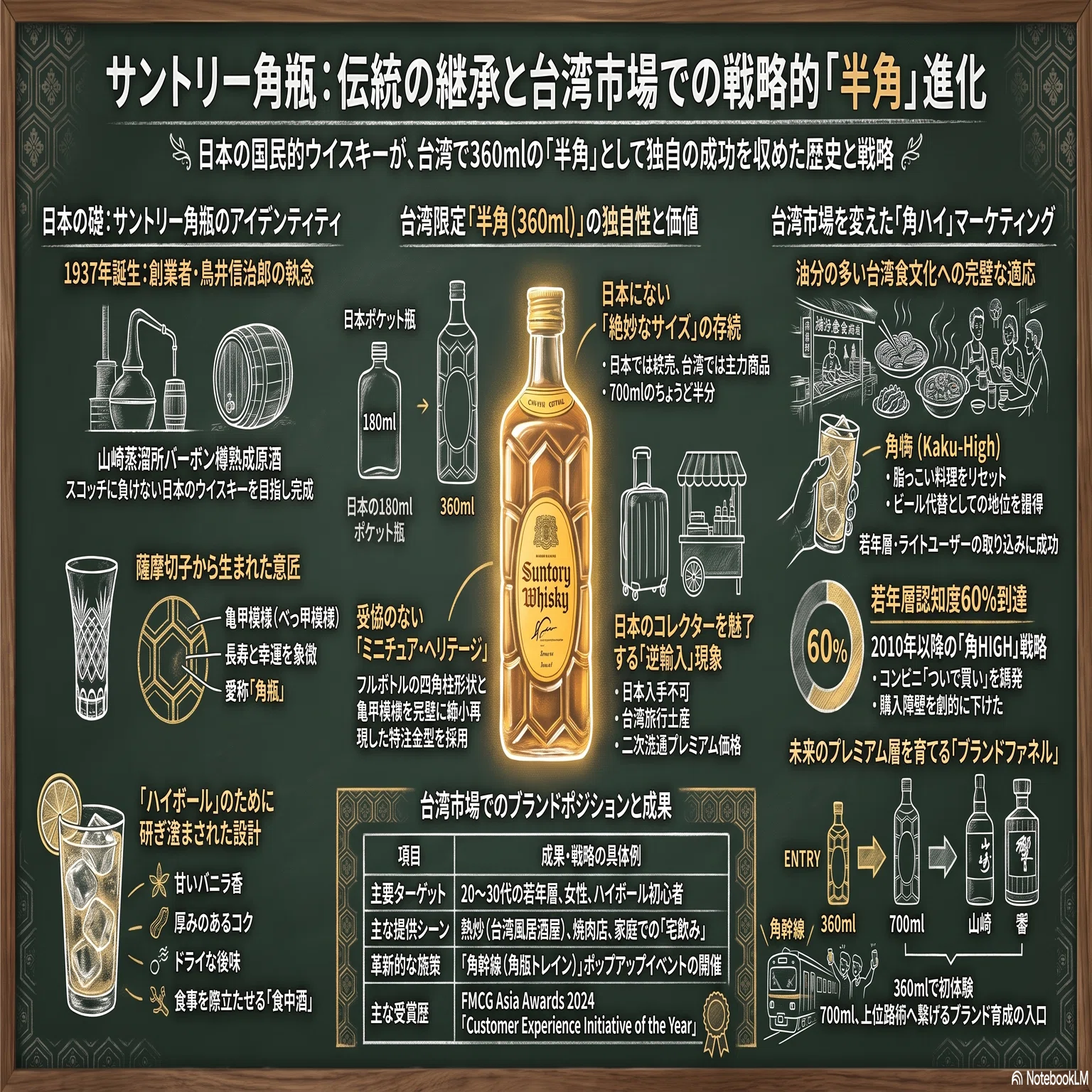 ウイスキー短編小説288：サントリーウイスキー角瓶（半角）台湾限定