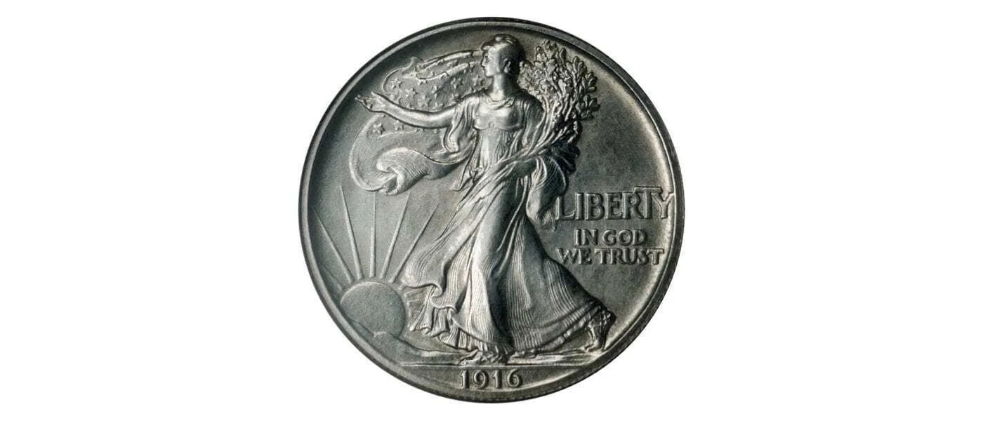 超希少な種を蒔く人 フランス 1フラン銀貨 1916 NGC AU マリアンヌ フランス 種蒔く少女 5フラン銀貨｜フランス革命の女神マリアンヌが