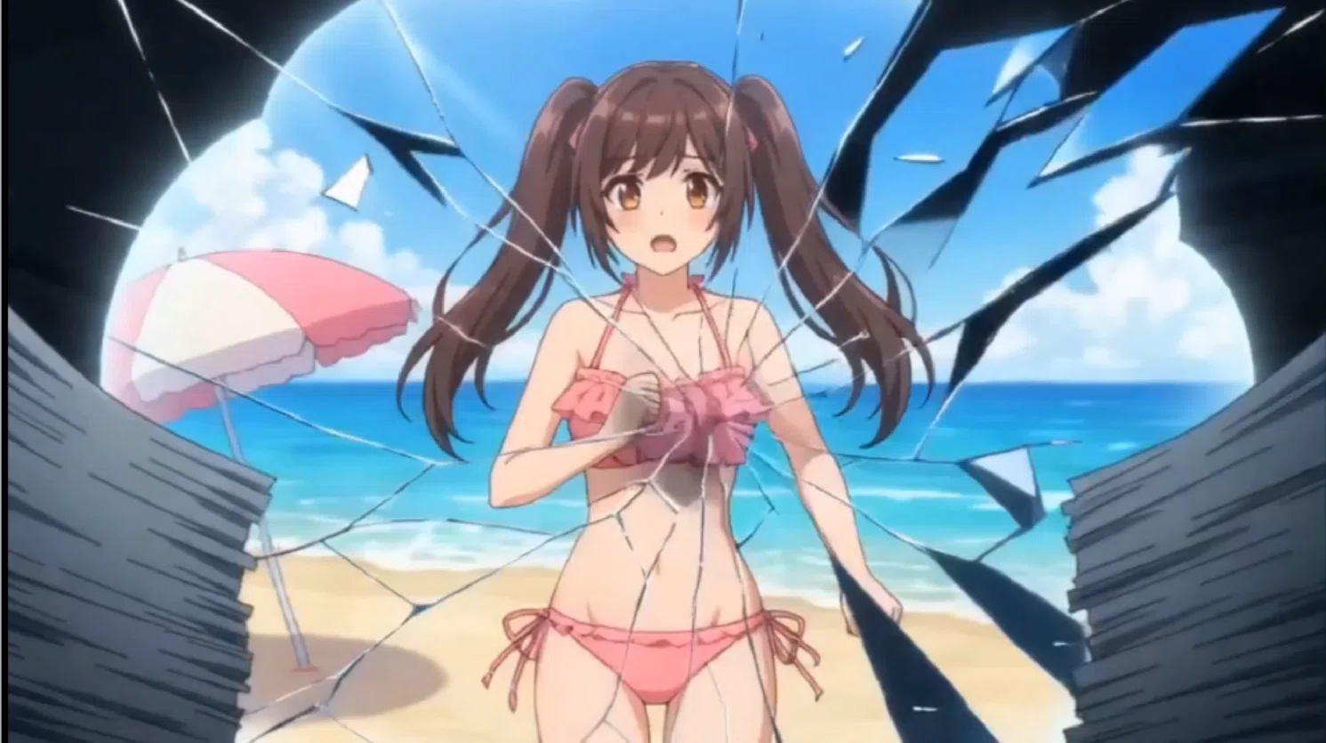アニメ ビーチ水着キャラクター イラスト 第5話「水着？？ 社員旅行はデスマーチ！」｜【公式】お仕事戦隊