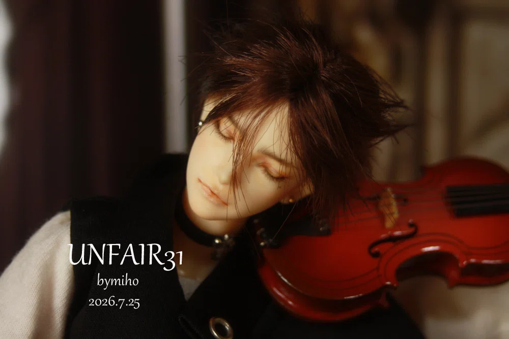 1/6カスタムドールヘッド☆UNFAIR31☆bymiho☆PetWORKs☆男子図鑑