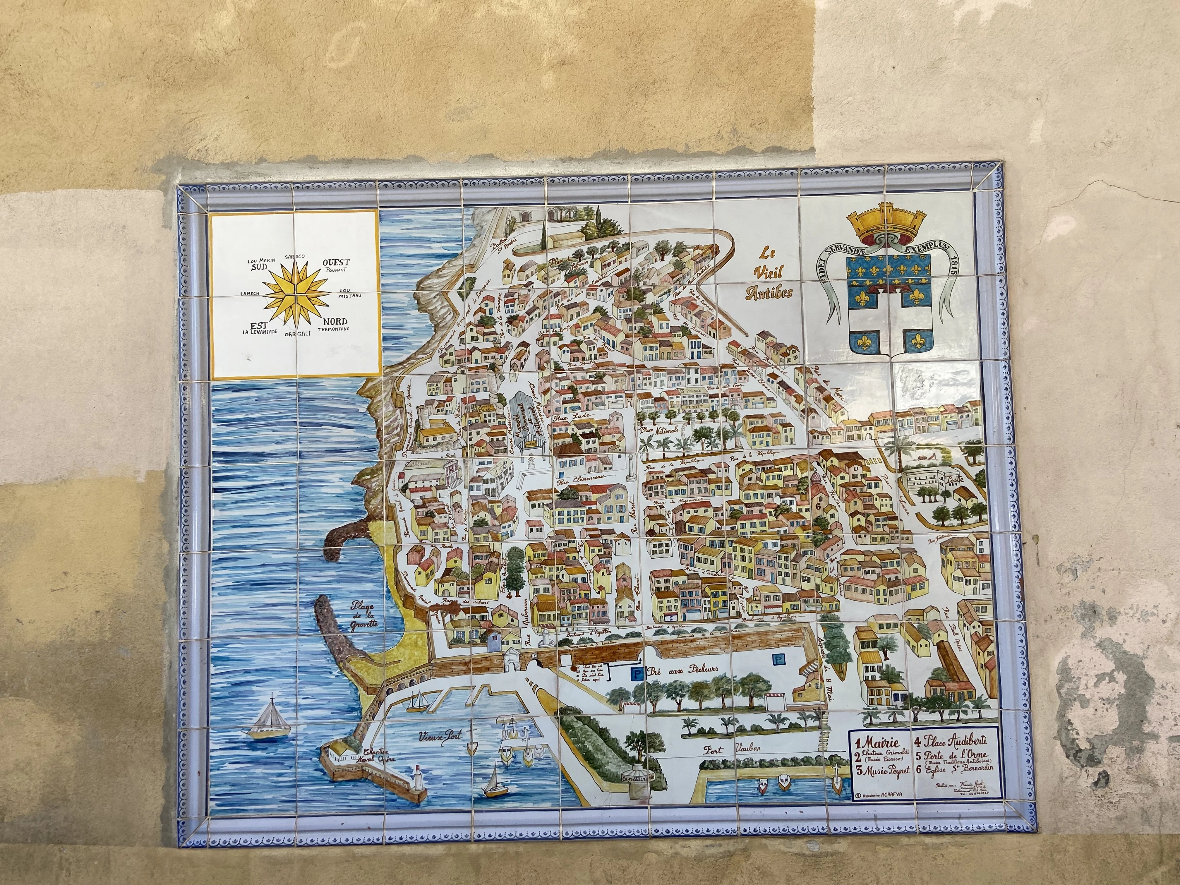 画家 岡 議実のコートダジュール 油彩画 金色フレーム 画家 岡 議実のコートダジュール 油彩画 金色フレーム 画家 岡 議実の