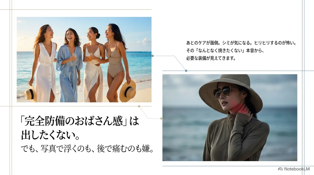 海で焼きたくない日:そのわがまま、両方かなえていい