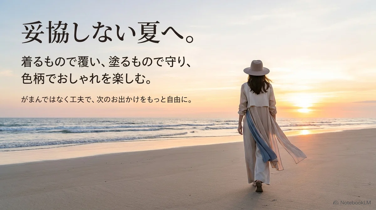 海で焼きたくない日:肌が赤くなってヒリヒリするときはどうすればの図解
