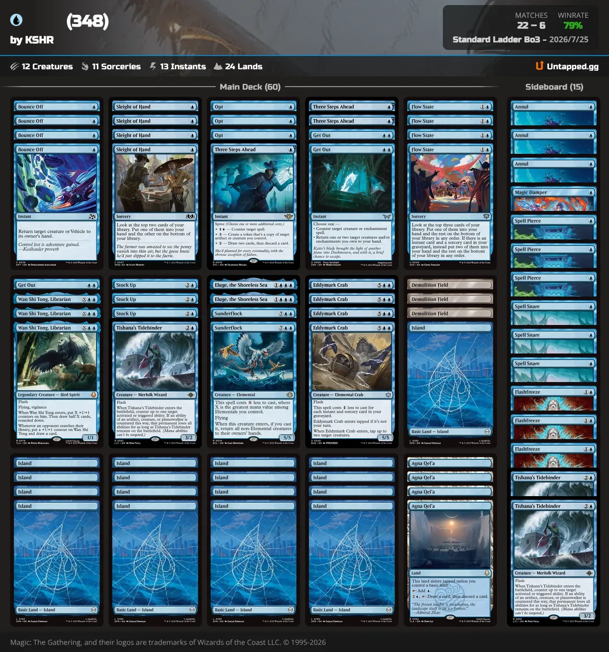 MTGスタンBO3】青単エレメンタルでミシック到達したので記念カキコ｜けし