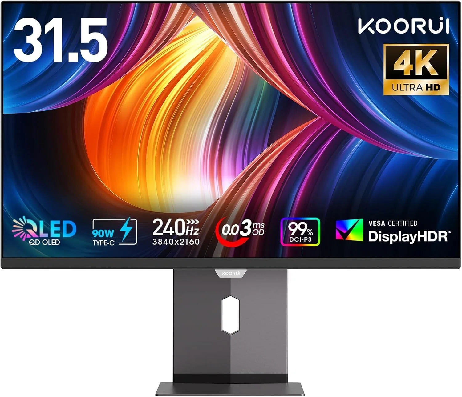 4K 32インチゲーミングモニタ＋レコーダー＋スピーカー＋テレビラック