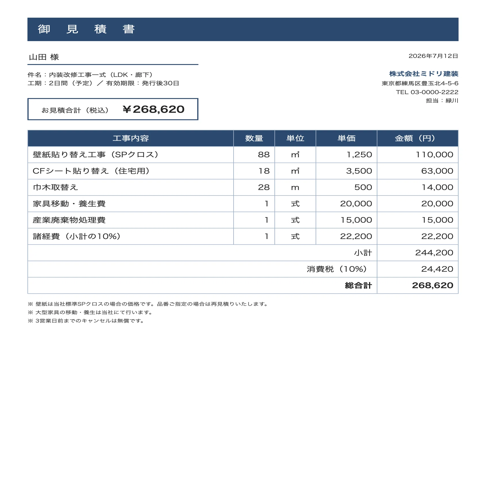 相見積もり2枚をAIに読ませてみた、実験の記録｜jinc.