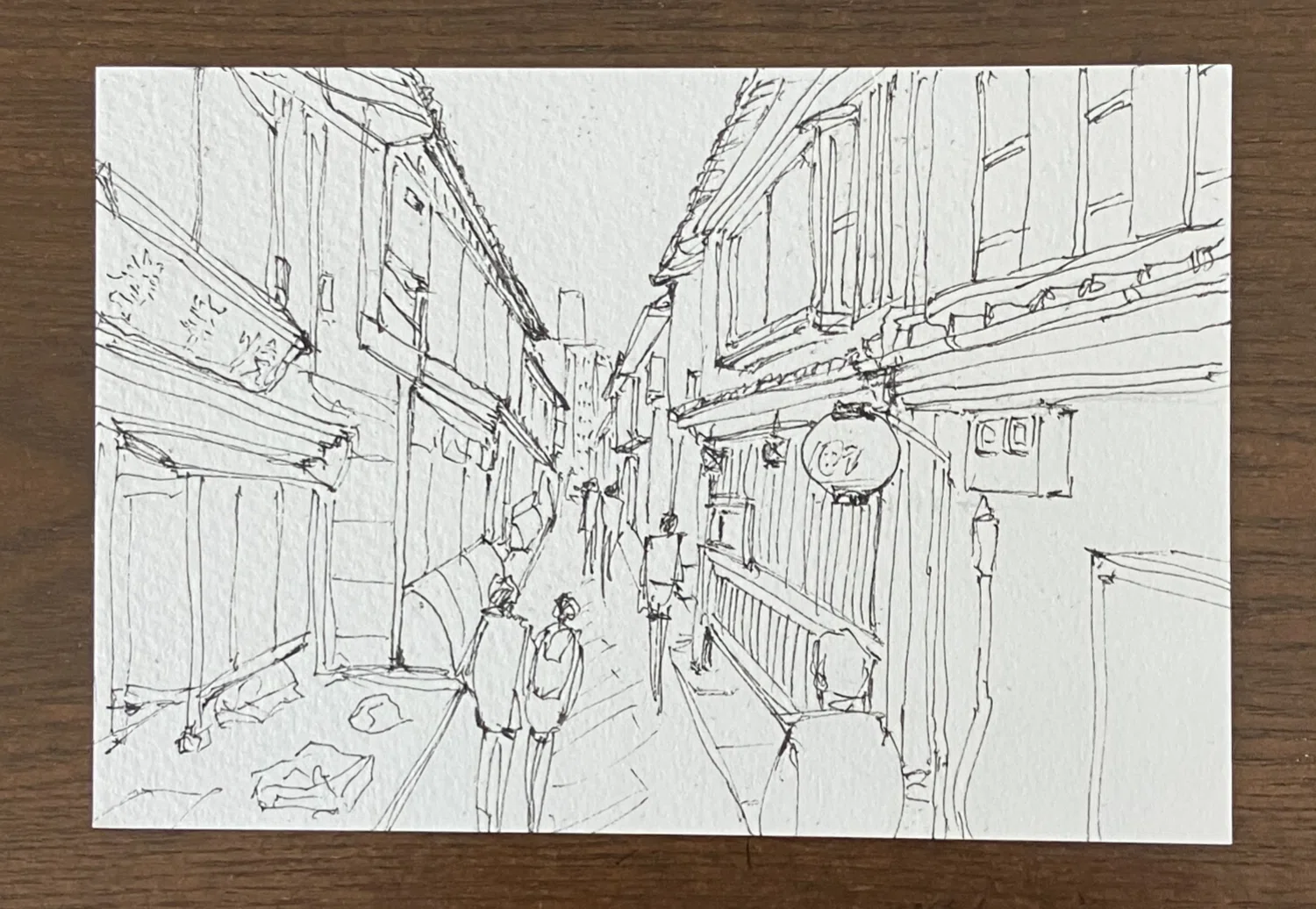 軽いタッチでサクッと描きたい #15-2/京都先斗町｜Ijin（維人）