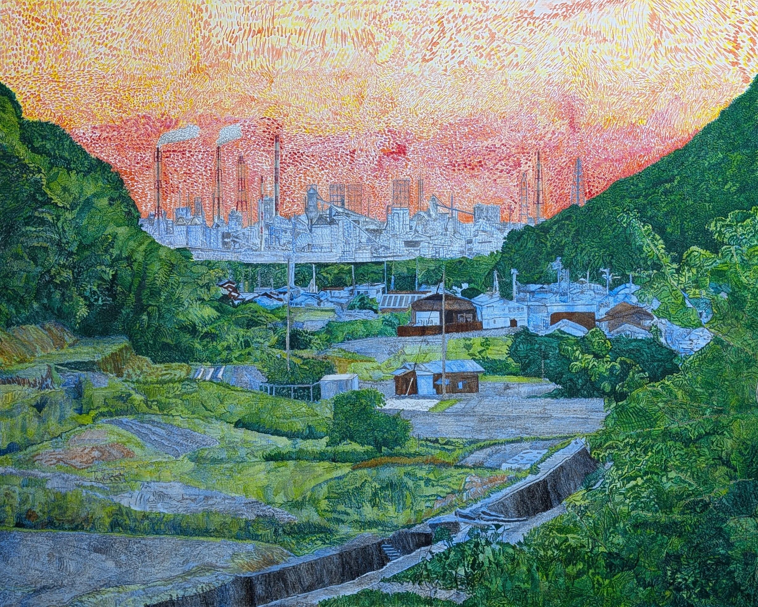 Step83】「交錯」油彩画｜瑞島 魁祐（みずしま かいゆう）