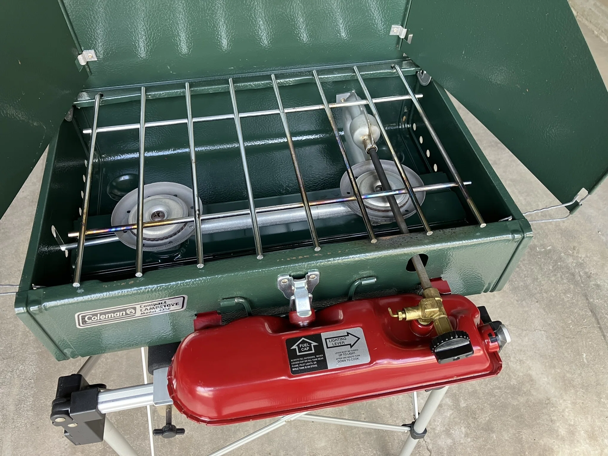 1988年 小さめ美品 Coleman コールマン 425F ツーバーナー！ 【公式通販】