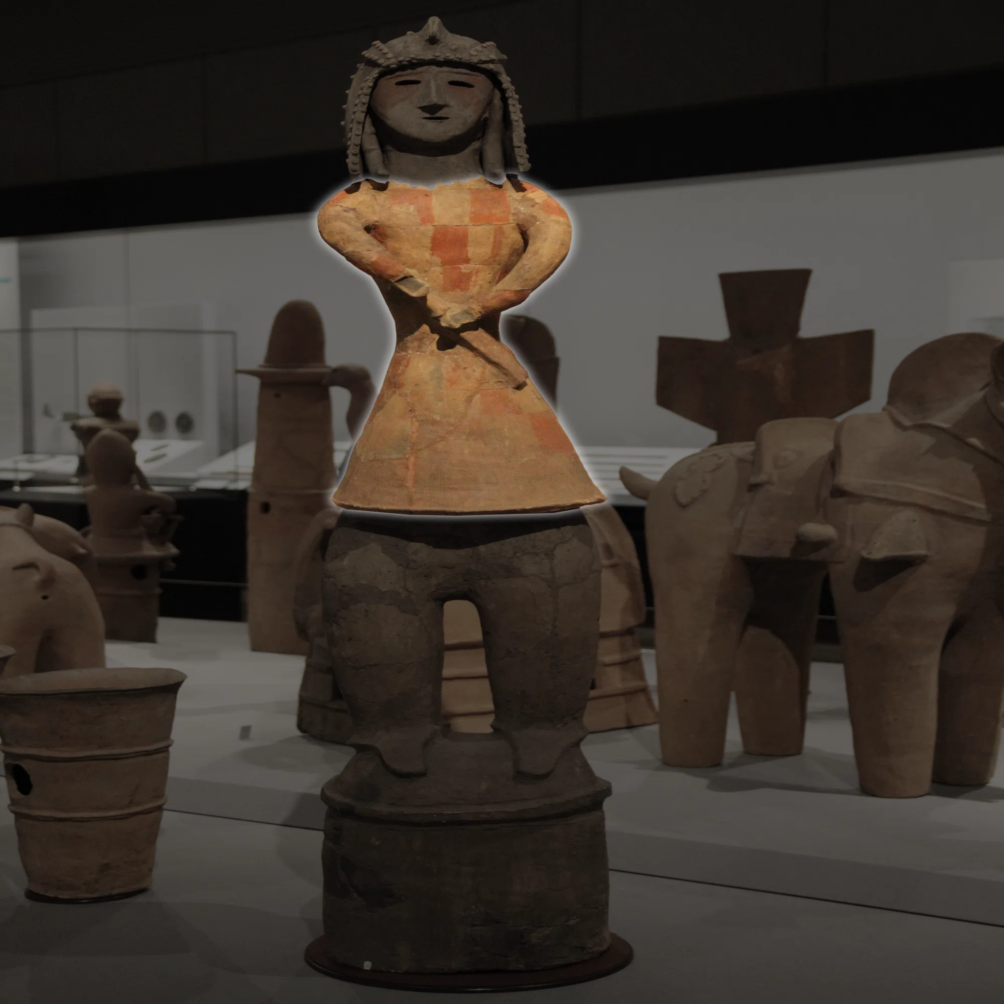 ただ今展示中㉒《埴輪 挂甲の武人》古墳時代・6世紀、東京国立博物館
