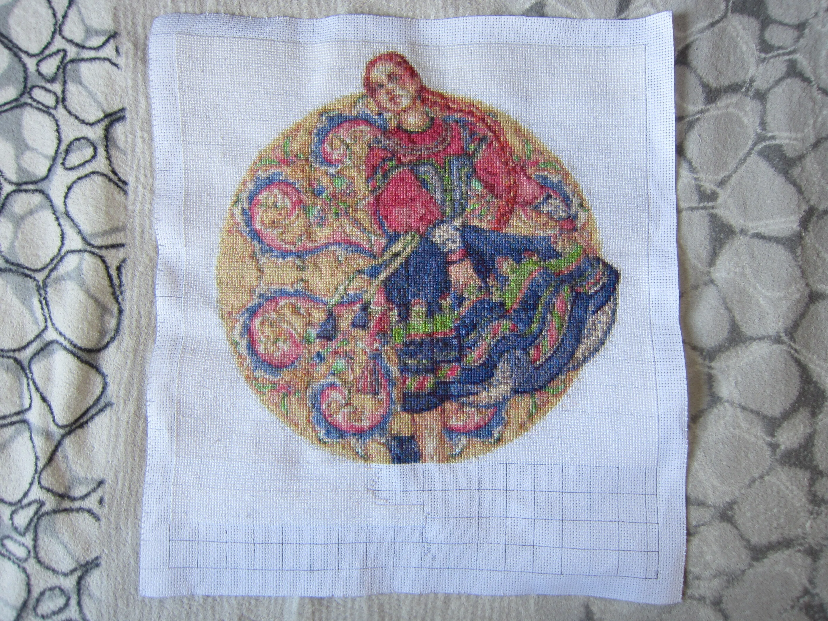 刺繍】2026年6月の進み具合｜チェブラーシカ