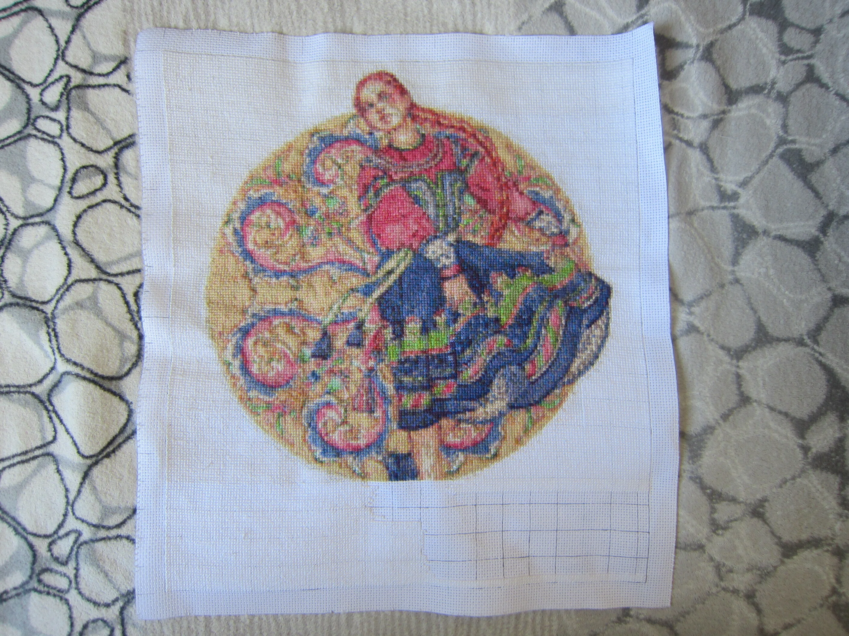 刺繍】2026年7月の進み具合 完成しました｜チェブラーシカ