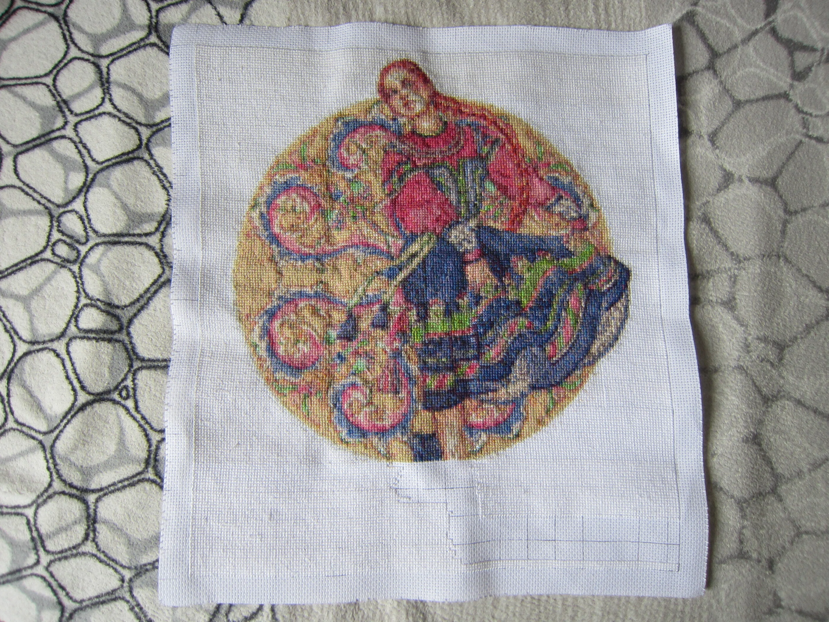 刺繍】2026年7月の進み具合 完成しました｜チェブラーシカ