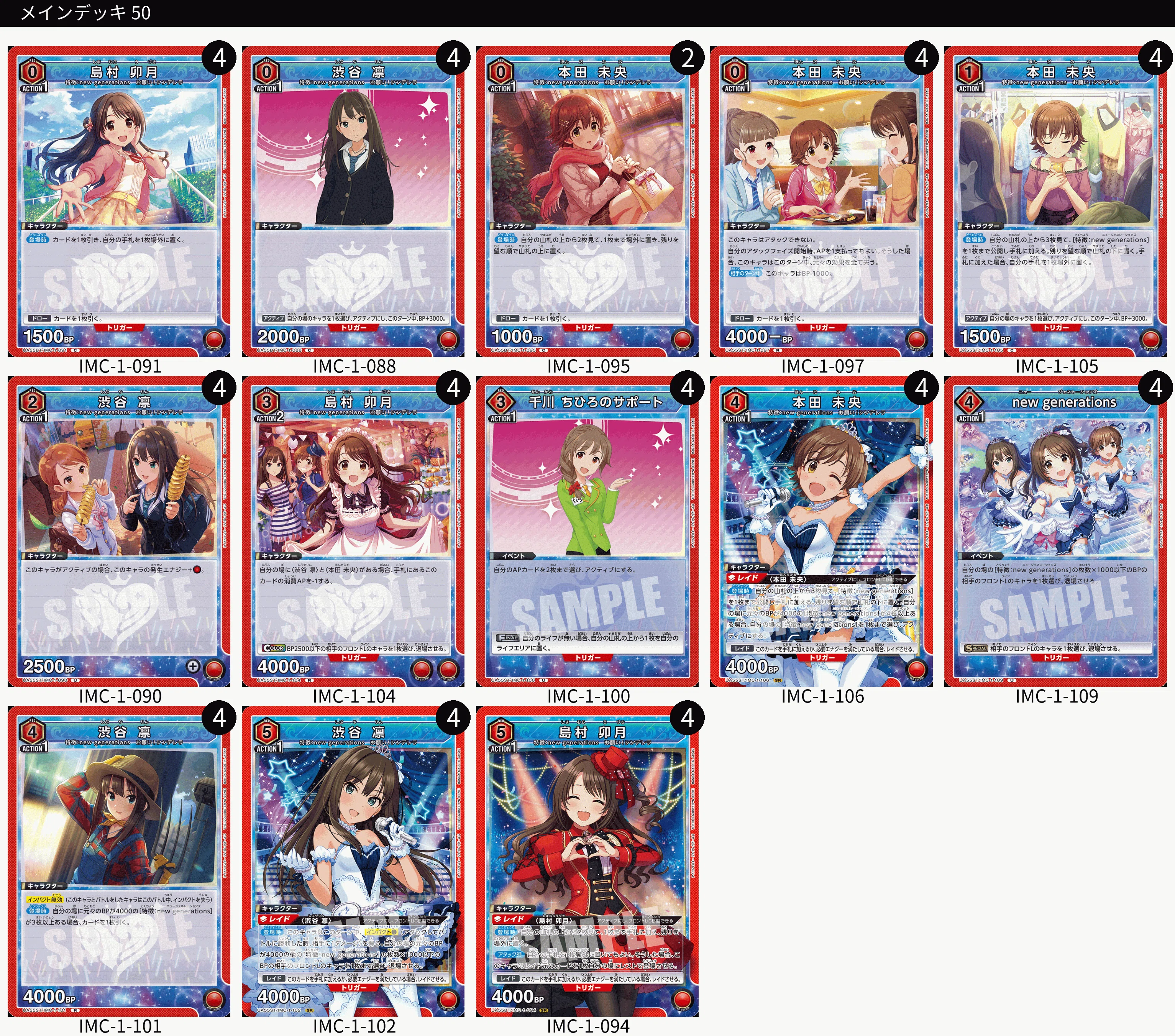 ユニオンアリーナ】アイドルマスターシンデレラガールズ（デレマス）の