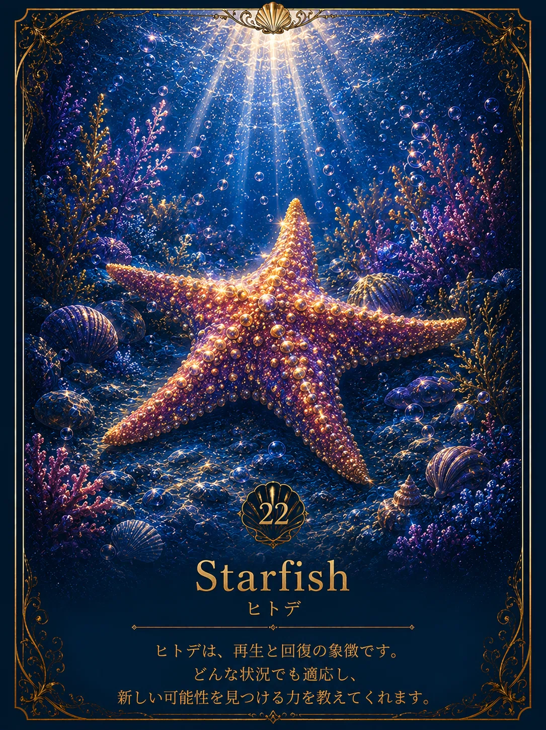22 Starfish（ヒトデ）— 海にも、星がある。｜Lemurian Mermaid