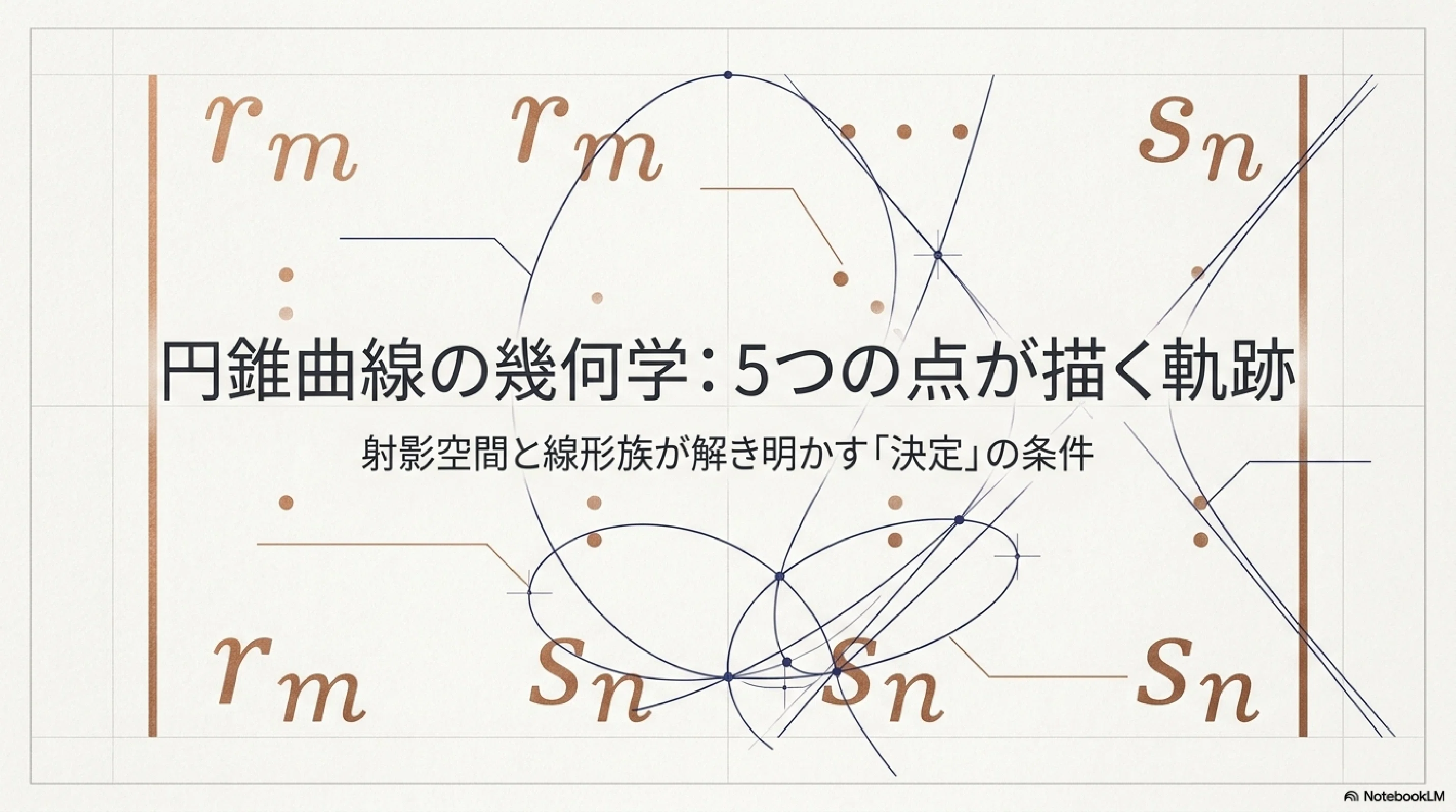 円錐曲線の線形族｜ari1110