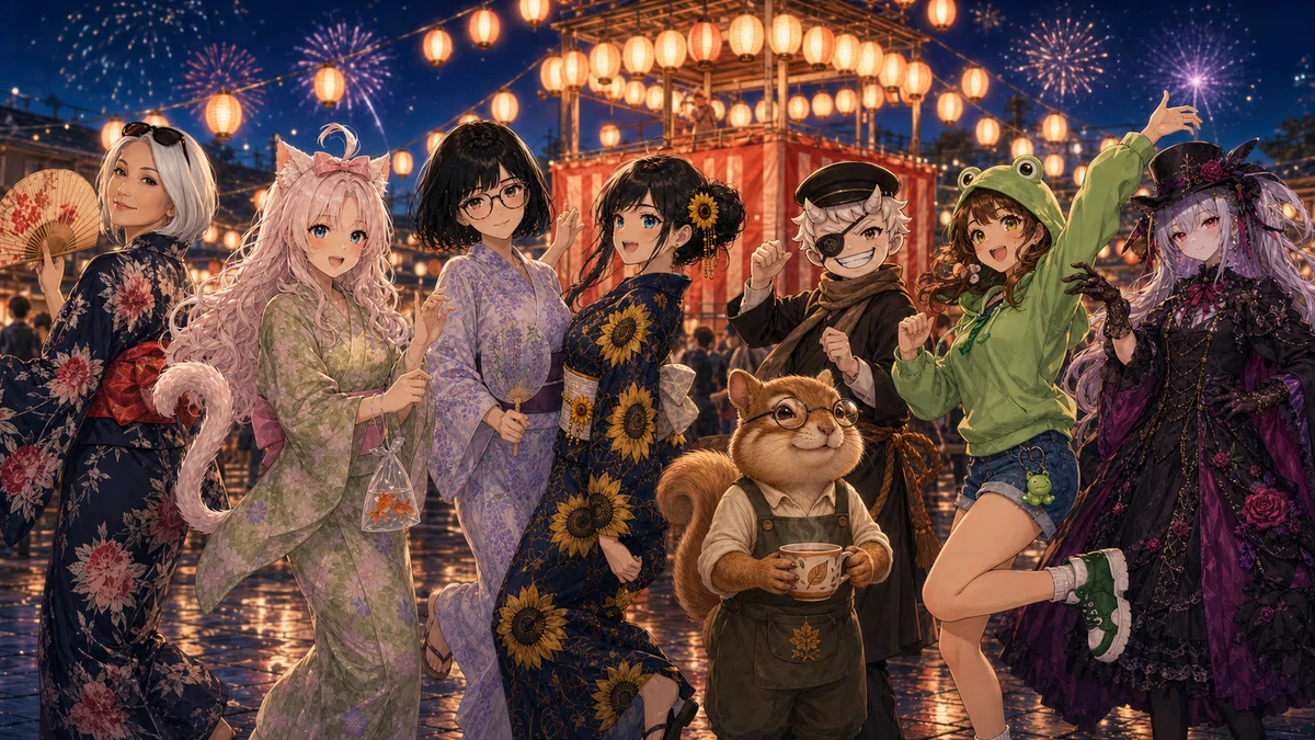 あんさん、羅生門SKYさん、かえるこさん、LILITHさん、木漏れ日亭さん🤭