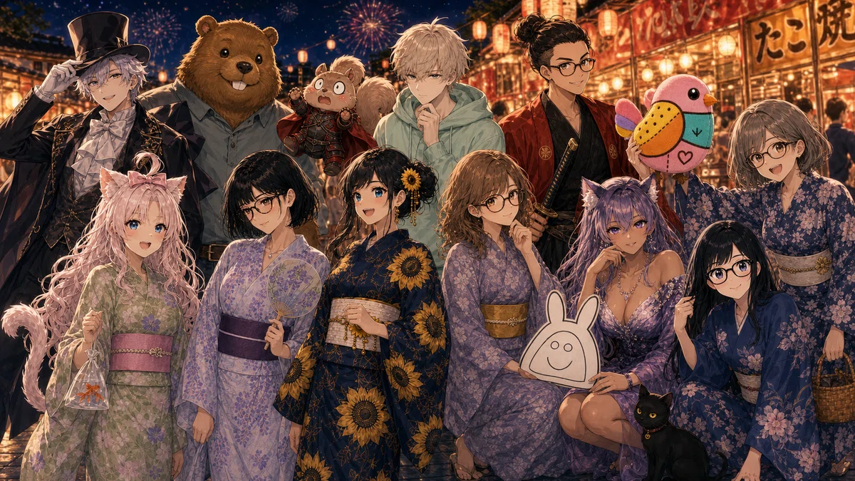 JAUさん、みっちぃさん、ももさん、イロドリの詩さん、しげちーSSさん、まなつさん、雪綴ゆきさん、空波DX100%さん、ういまるさん、ミライダネさん、そしてほみさんの黒猫🐾