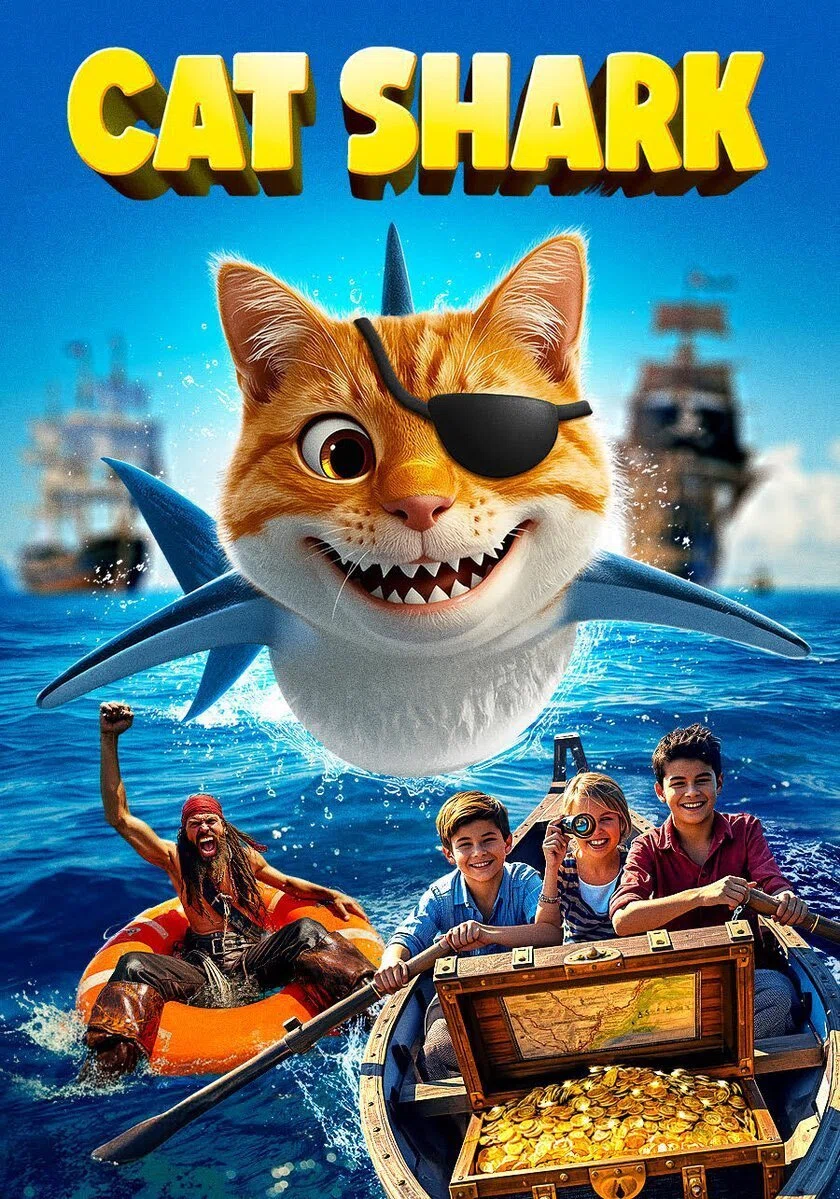 映画感想『キャットシャーク』子どものためのZ級映画｜空想だいあぱ