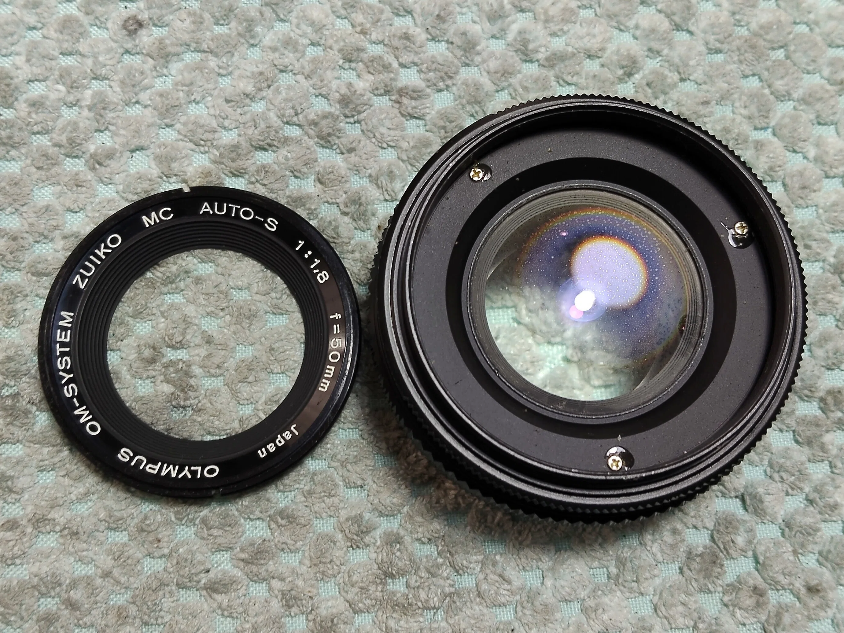 Olympus OM-System Zuiko MC 50mm F/1.8の分解｜フィルムカメラ修理の
