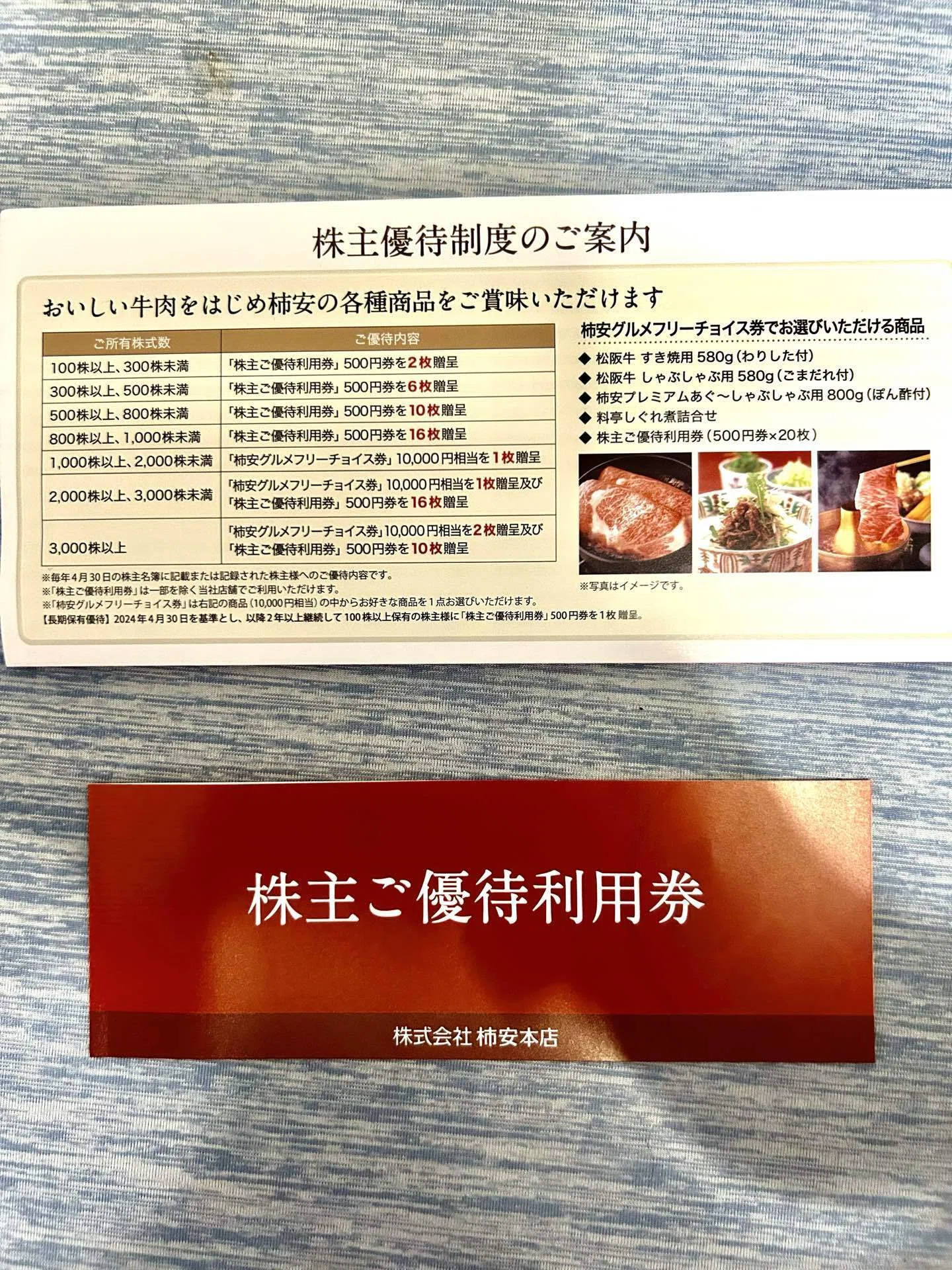 柿安本店　株主優待　10000円 株主優待到着『柿安本店』｜七年寝太郎