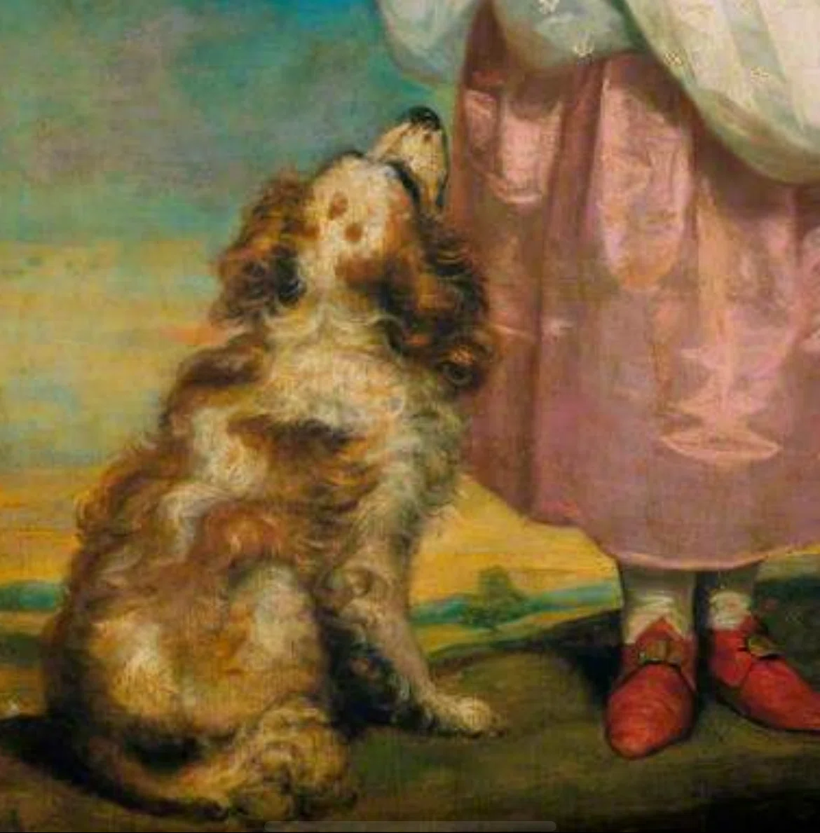 少女ではなく、子猫を見つめていた犬ジェームズ・ノースコート《子猫を