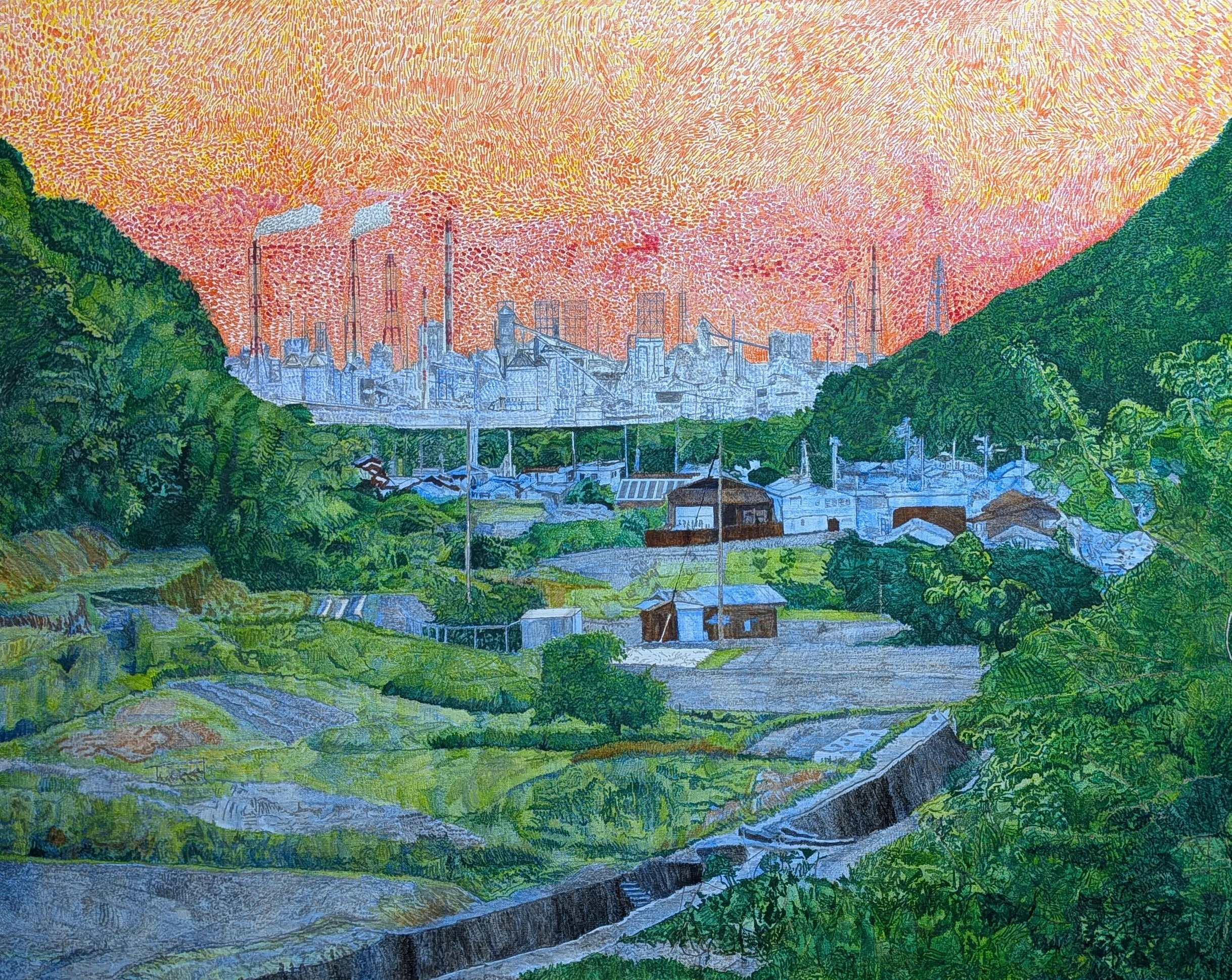 Step86】「交錯」油彩画｜瑞島 魁祐（みずしま かいゆう）