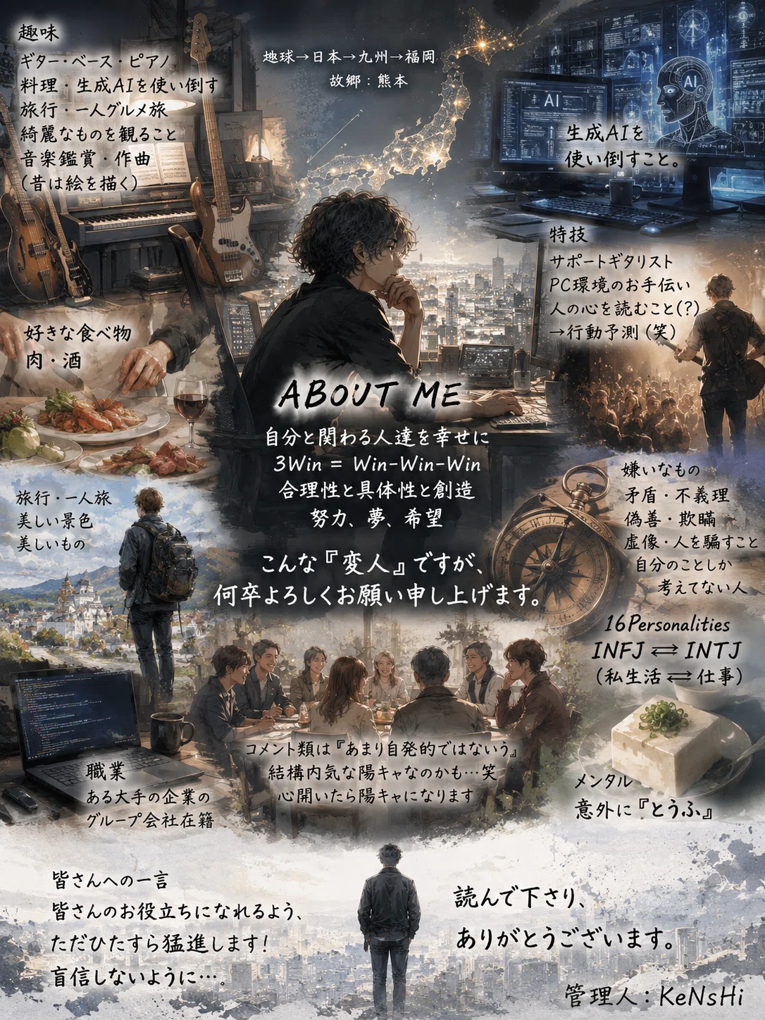 📒自己紹介〜管理人について〜｜KeNsHi