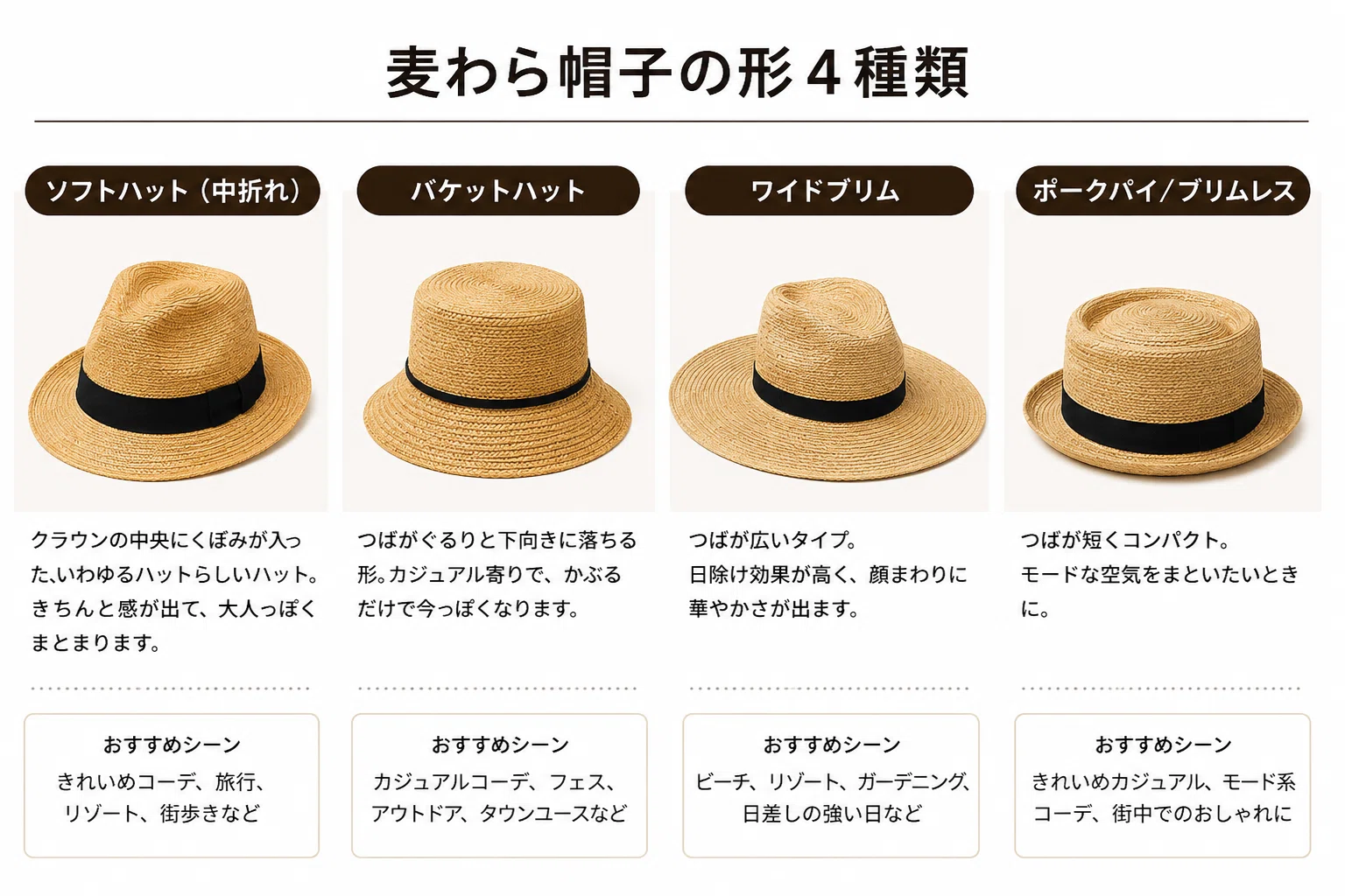 キジマタカユキの麦わら帽子8選｜人気モデルと素材別の選び方｜メンズ