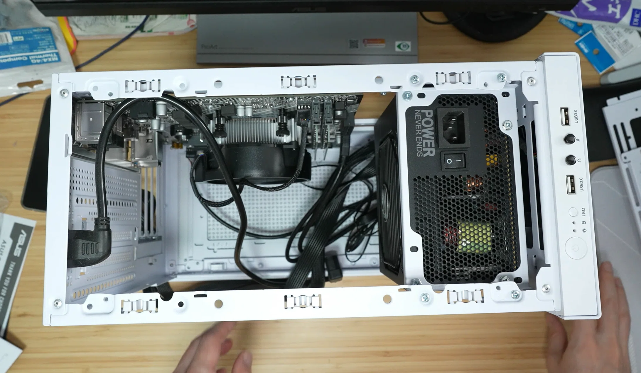 自作PC 余りパーツ 親孝行】余ったPCパーツで格安自作PCを組み立てて親にプレゼントして