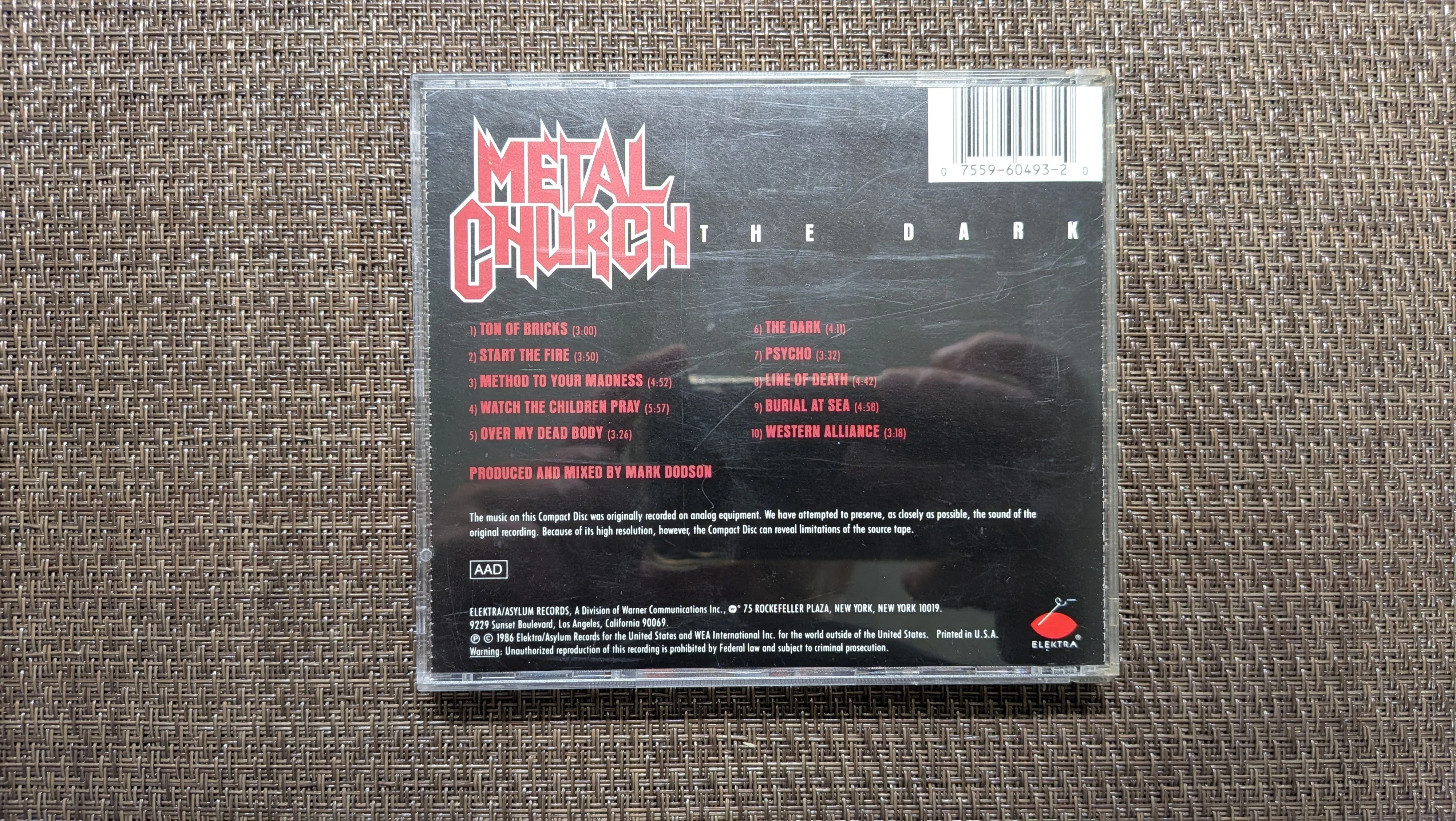 【国内盤】メタル・チャーチ / ザ・ダーク LP 1986 METAL CHURCH（メタルチャーチ）