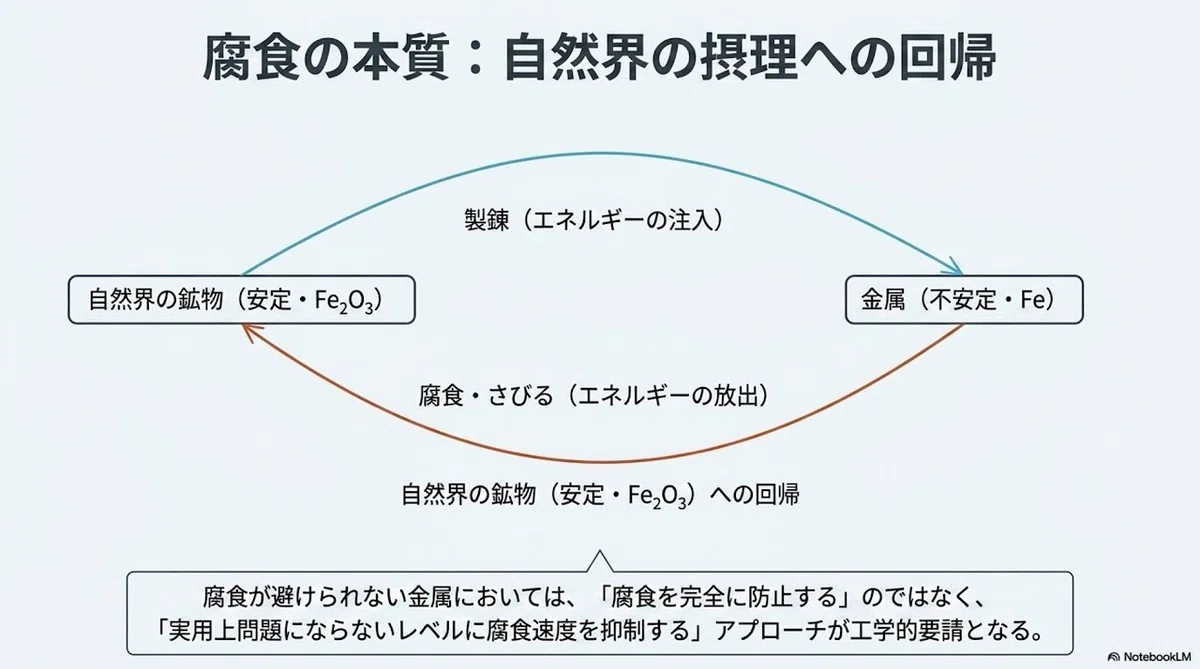 腐食と防食のメカニズム：金属の劣化原理から最新の防食技術までの網羅