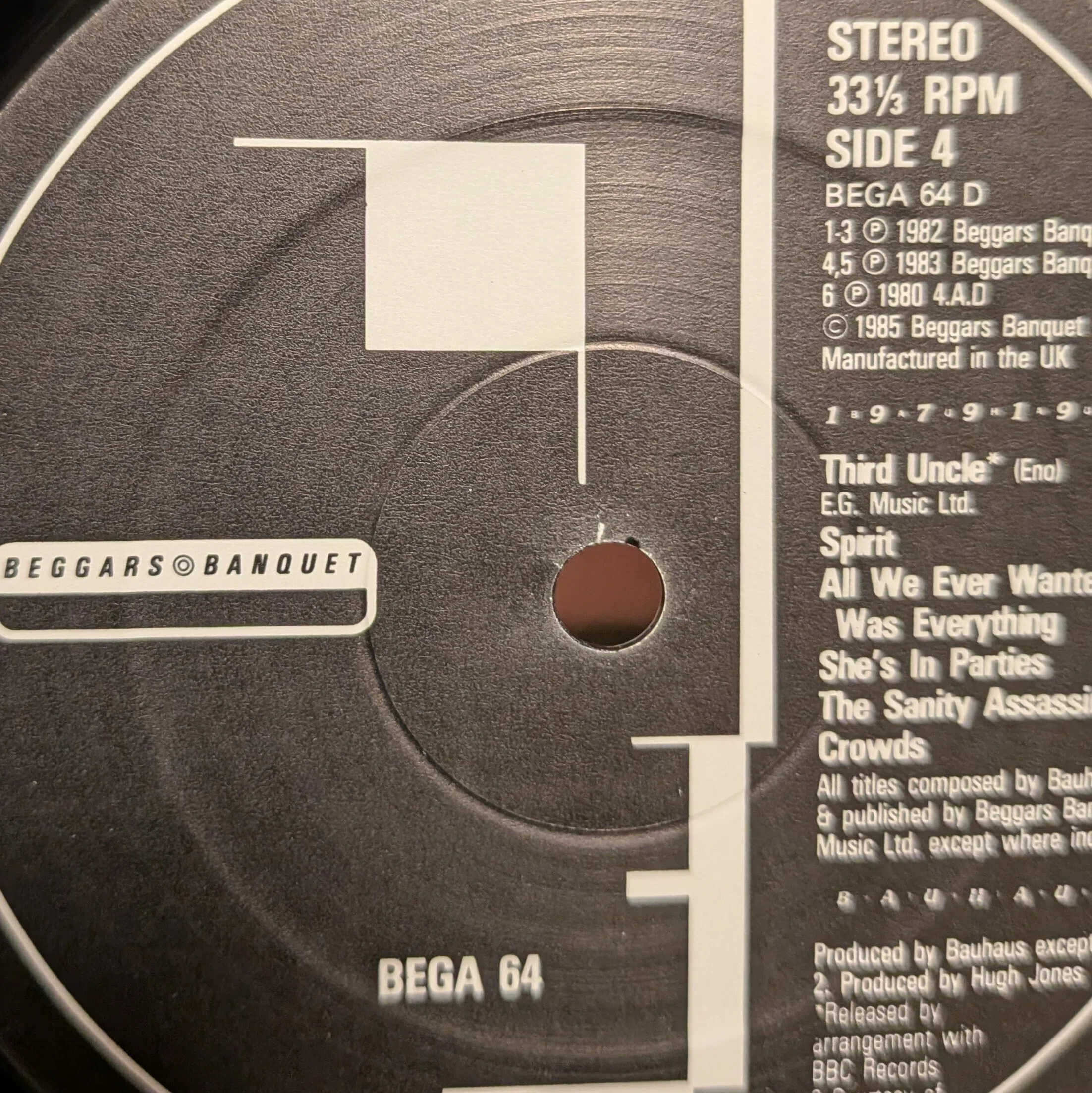 レコード紹介】Bauhaus / 1979-1983：豪華仕様のUK盤で聴く孤高の軌跡