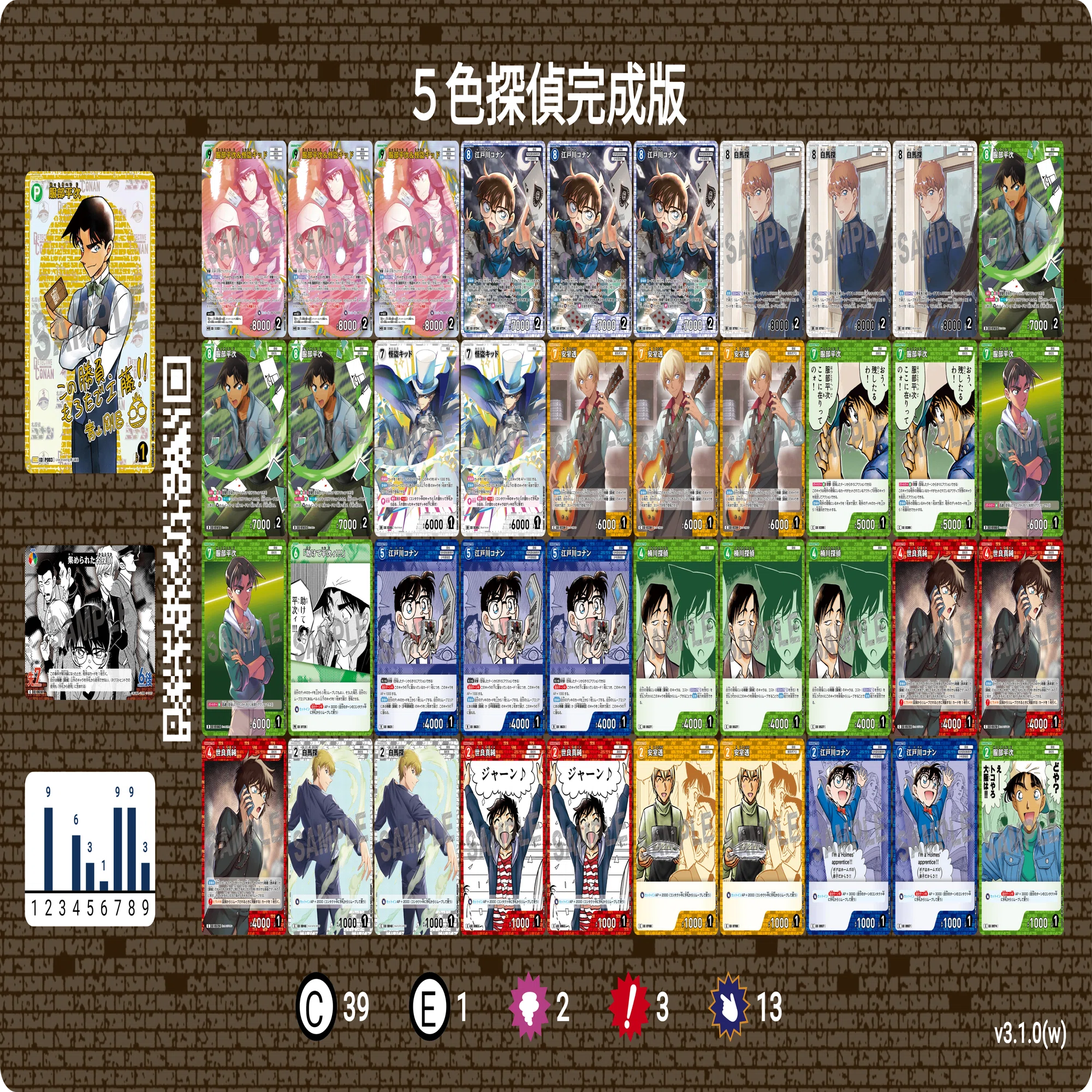 名探偵コナンTCG】チャレンジ戦で優勝するために必要なこと【5色探偵
