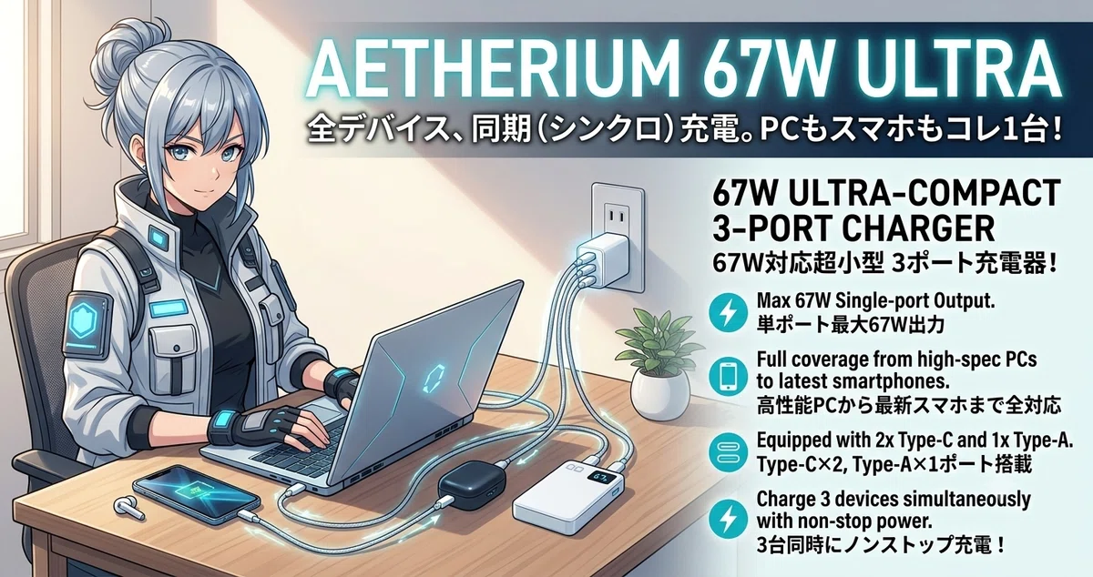 CIO NovaPort SLIM DUOII 45W èåGaNæ¥éå
é»åš USB-Cå
é»åšã¬ãã¥ãŒ
