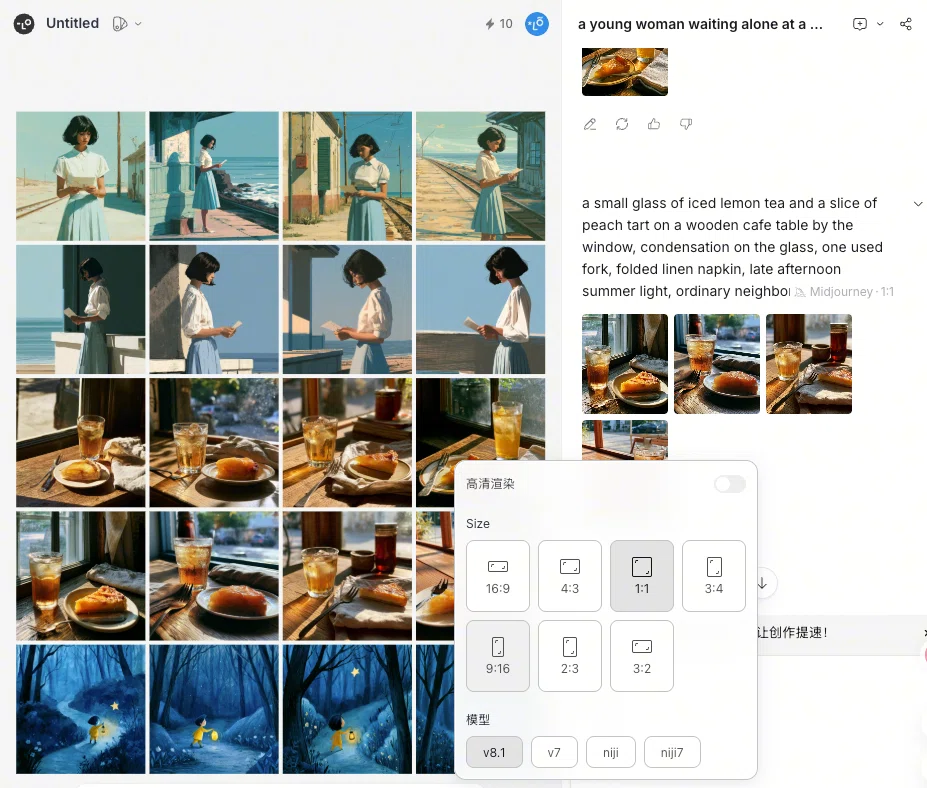 Midjourney V8.2｜同じ呪文なのに、絵の空気が変わった？｜いろは