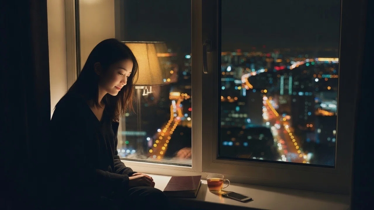 Why Can’t We Resist the “Average 47 Seconds” Attention Span? — The Digital Cage and the Philosophy of Attention lonely woman unfulfilled desire erotic alone discipline philosophy night throbbing heart darkness