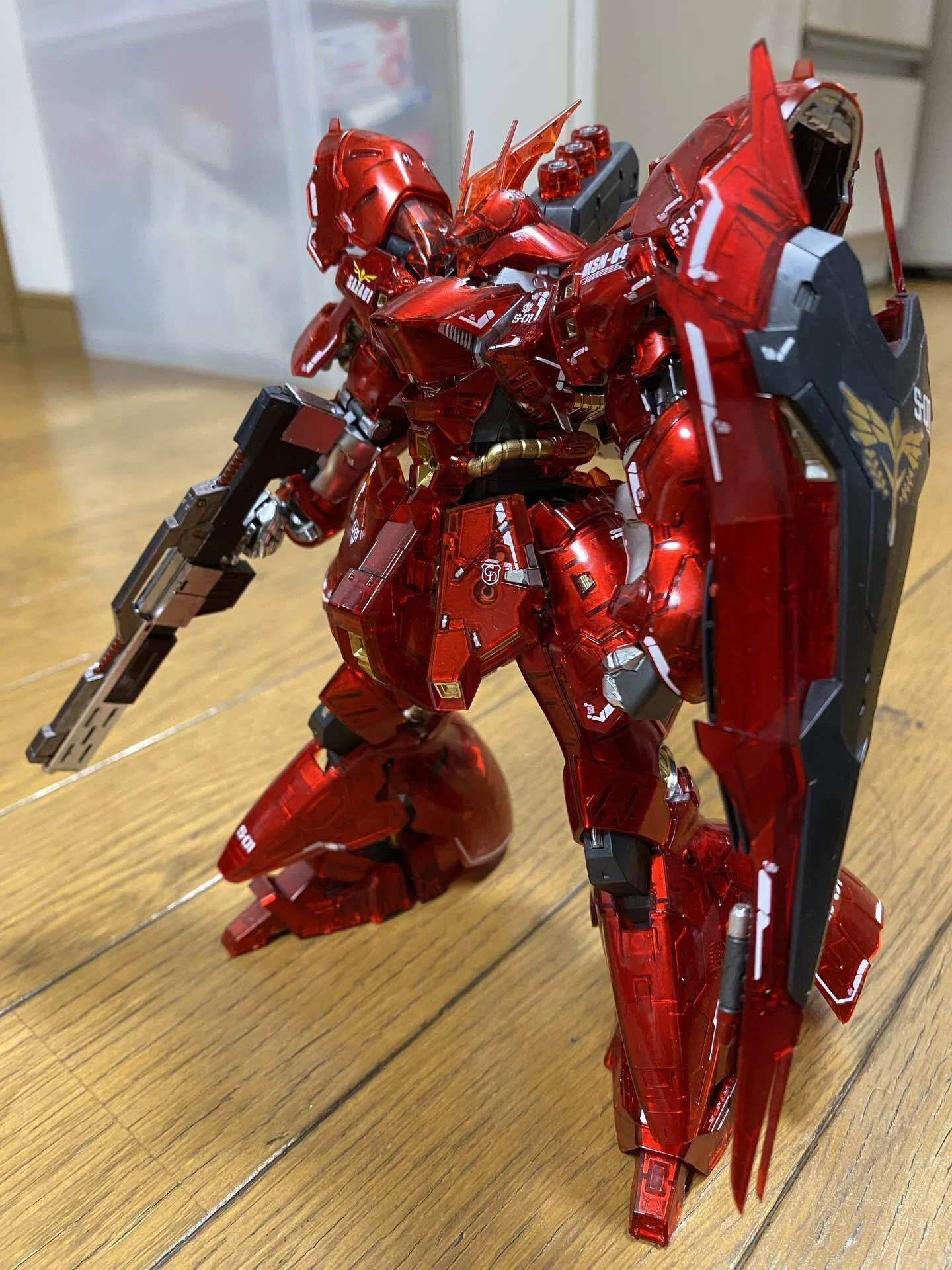 第24回「ガンダムマーカーでの塗装日記⑩ RGサザビー（クリアカラー