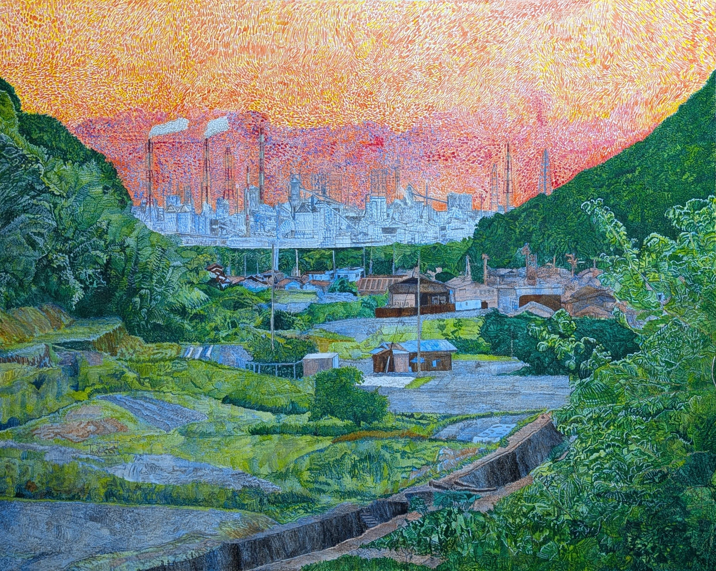 Step92】「交錯」油彩画｜瑞島 魁祐（みずしま かいゆう）