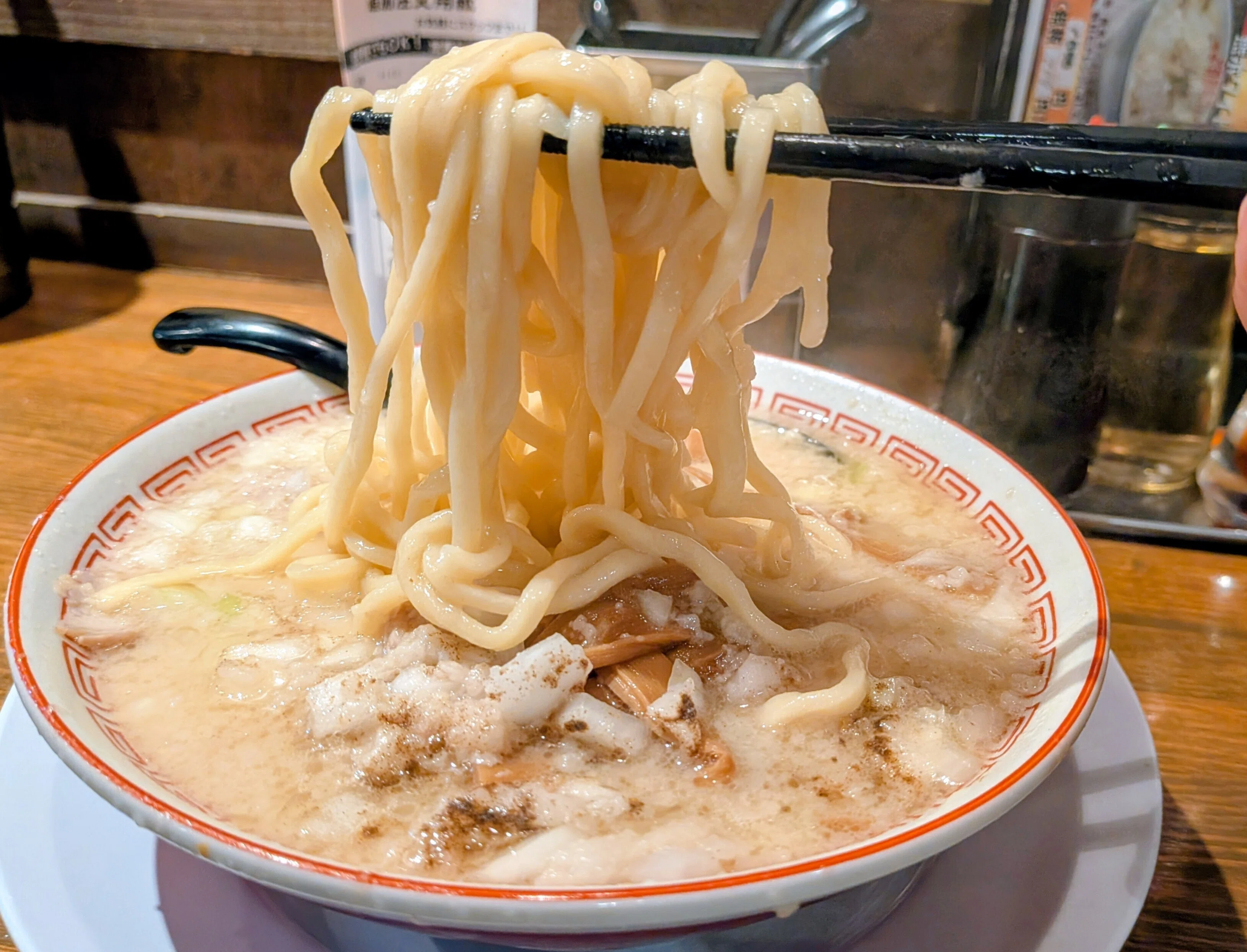 Three hours after Aoshima Shokudo, I tried a white curveball of