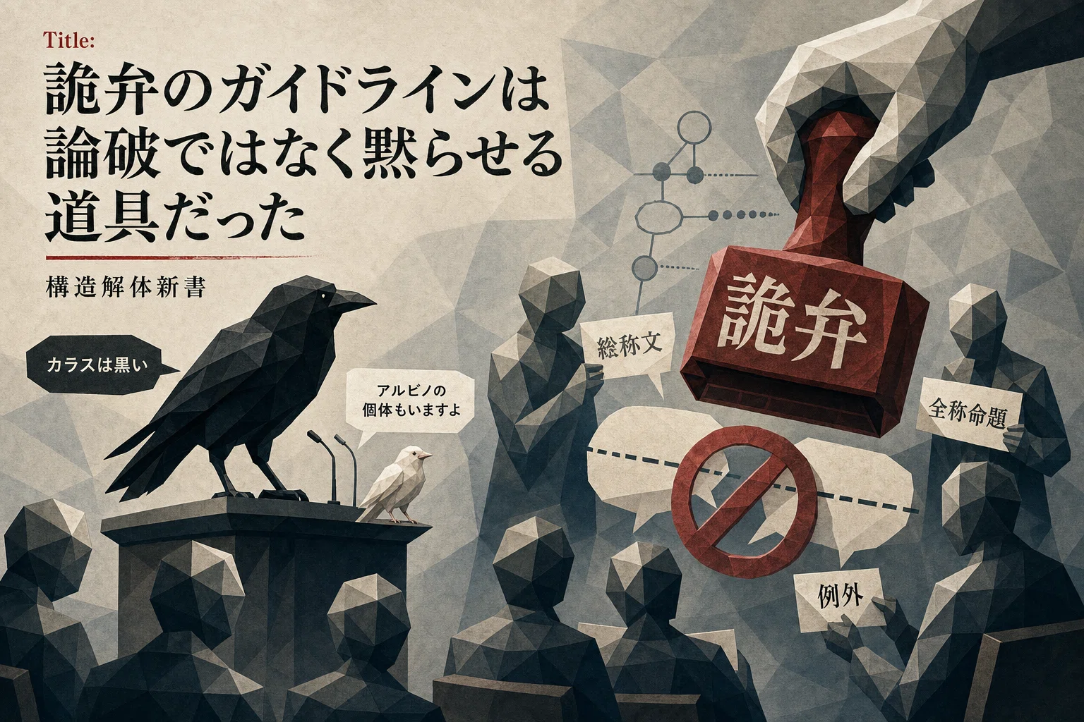 詭弁 の ガイドライン