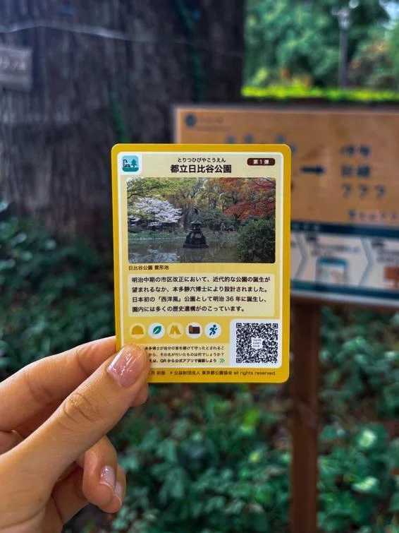 公園カード TOKYOPARKSCARD 日比谷公園木場公園小金井公園(東京都) 都内6公園】雨上がりの緑から、夕暮れの海へ。「公園カード」をめぐる