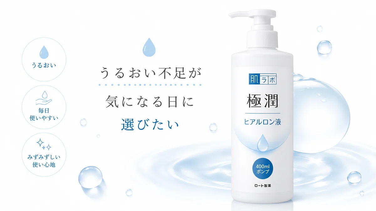 肌のうるおい不足が気になる日に選びたい「肌ラボ 極潤ヒアルロン液