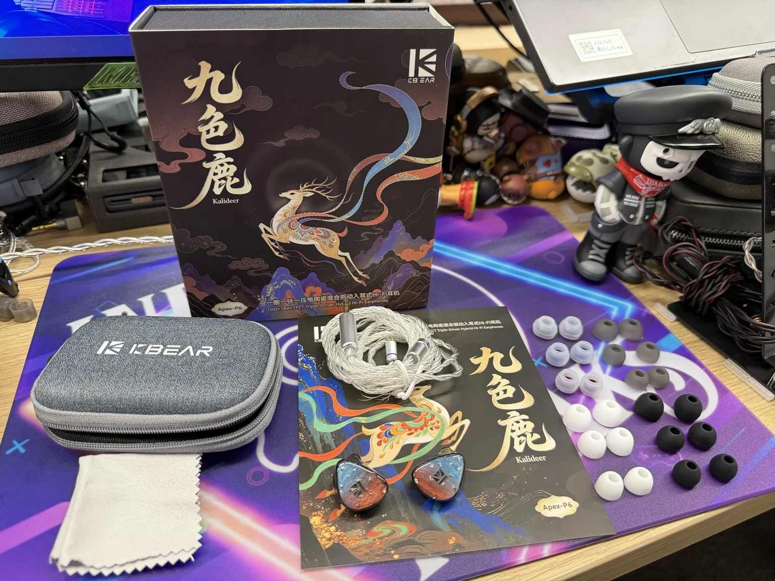 KBEAR Kalideer Apex-P6レビュー｜重くウォームな色付けと、速い低域を