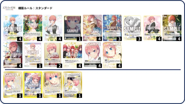 一花編】五等分の花嫁カードゲーム～“可愛さ”マシマシ、チョモランマ