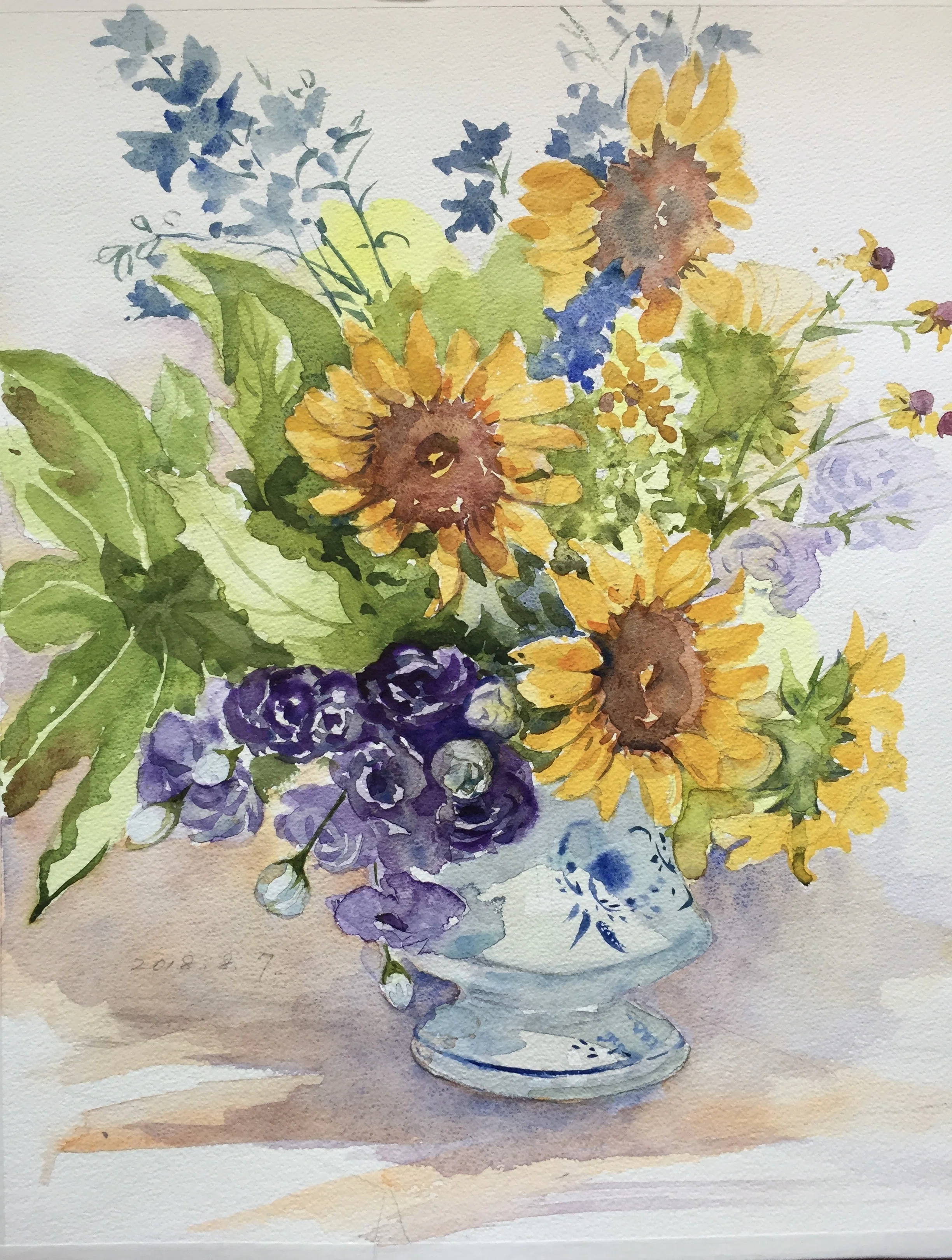 7月の水彩画｜あーこ