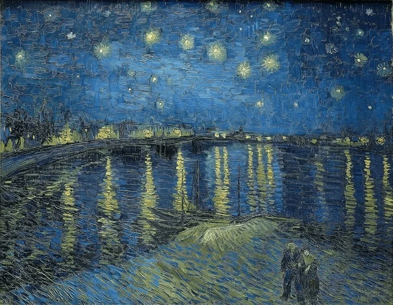 ゴッホの2つの「星月夜」と「耳を切った自画像」（実写化）｜江島